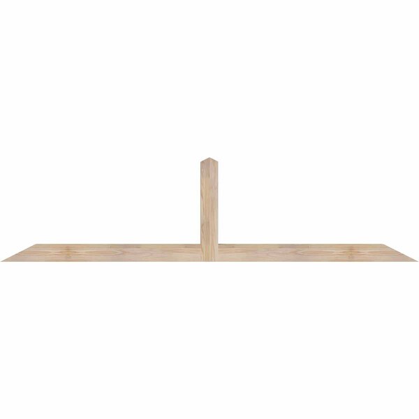 Ekena Millwork Portland Smooth Timber Gable Bracket, Douglas Fir, 84"W x 21"H x 3 1/2"D x 3 1/2"F, 6/12 Pitch GBW084X21X0404POR00SDF - main